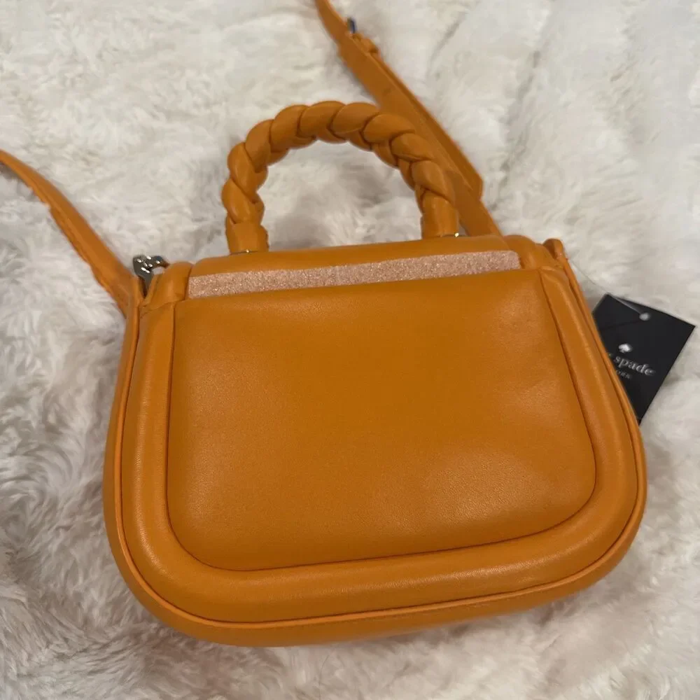 Kate Spade Puffy Mini Top HandleCrossbody Orange